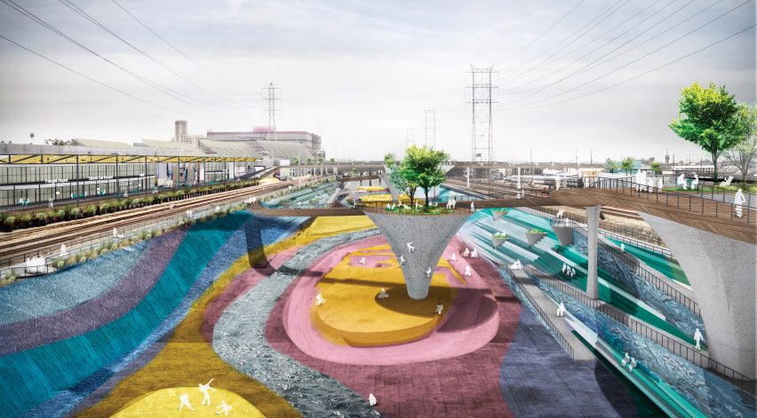 Architects' proposals to revitalise the Los Angeles River