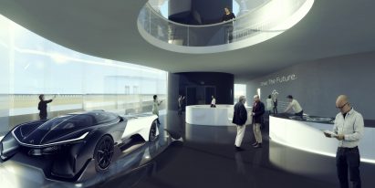 Faraday Future headquarters by MAD Architects