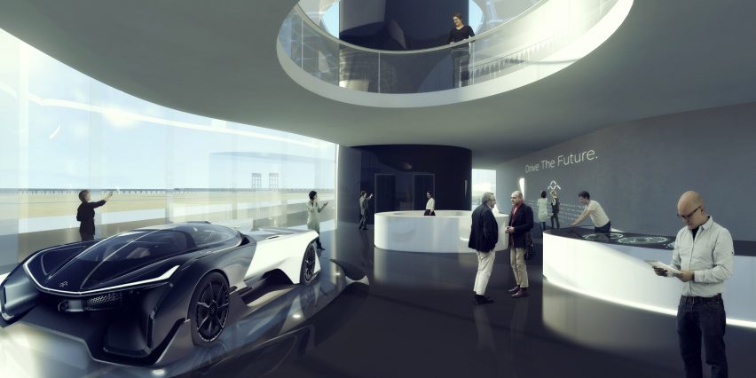 Faraday Future headquarters by MAD Architects