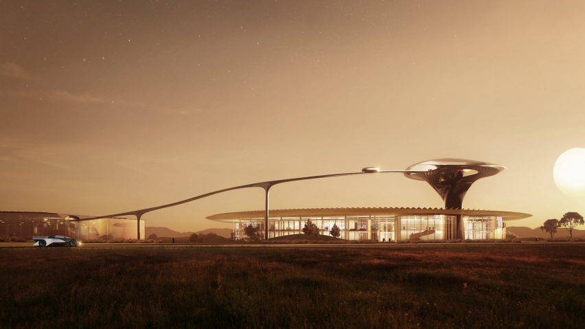 Faraday Future headquarters by MAD Architects