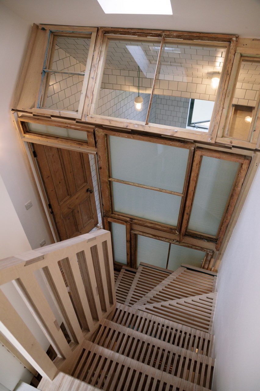 Tsurata Architects designs staircase in London house