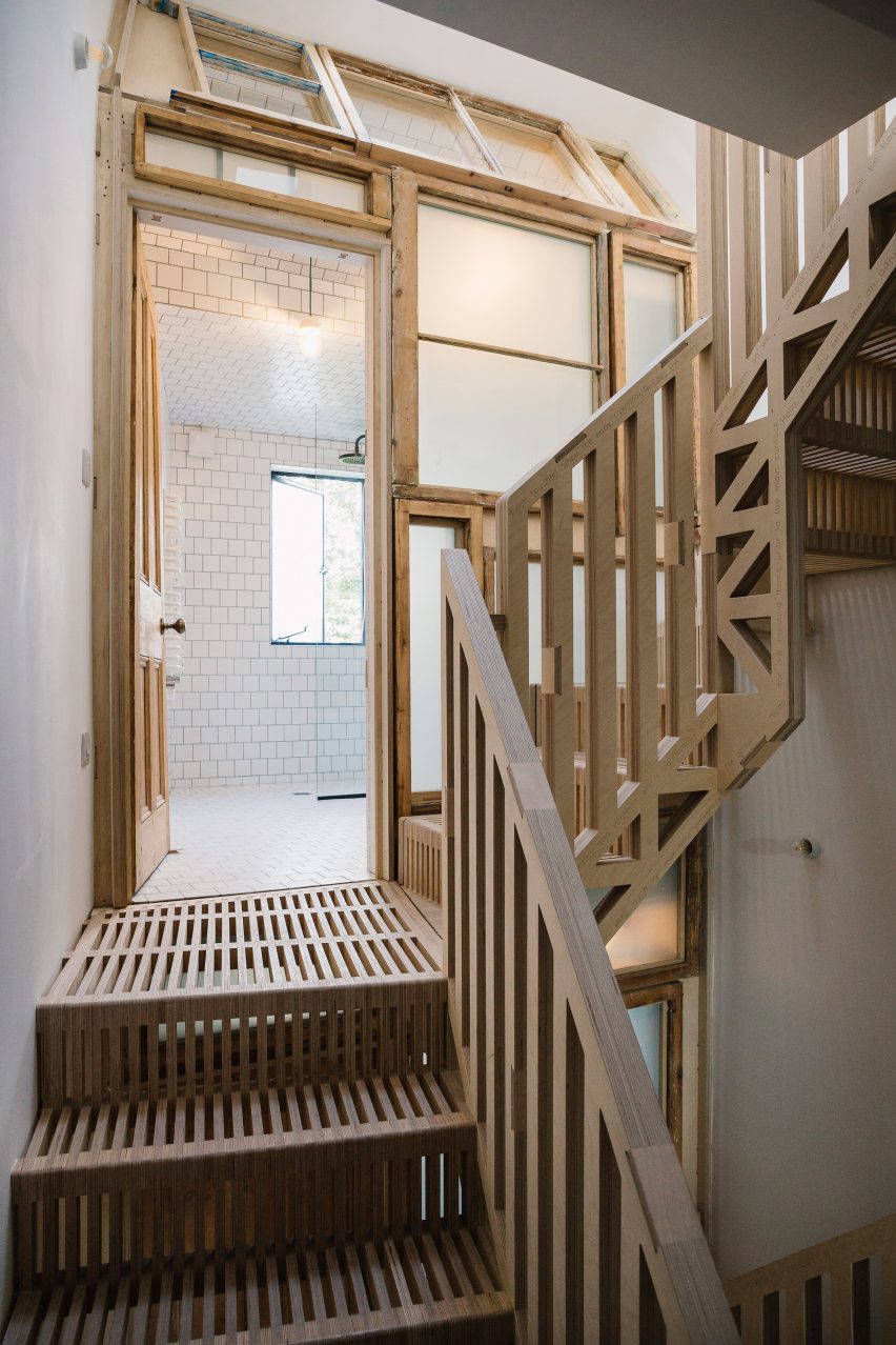 Tsurata Architects designs staircase in London house