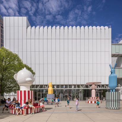 Jaime Hayon installs spinning Merry Go Zoo totems at Atlanta art museum