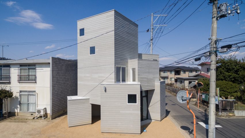Cohta Asano builds his new Fukushima home as a cluster of nine cuboids