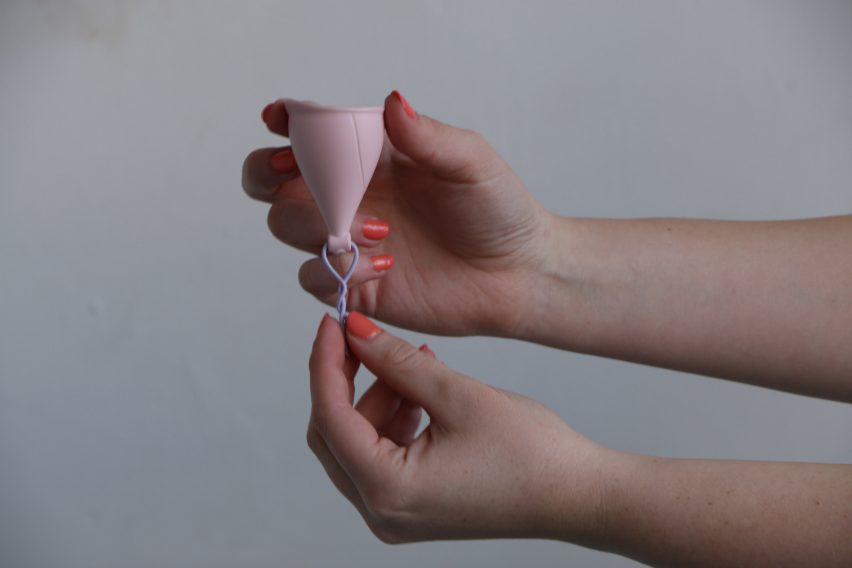 Nixie Girl menstural cup by Ailsa Inglis