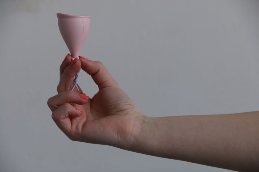 Nixie Girl menstural cup by Ailsa Inglis