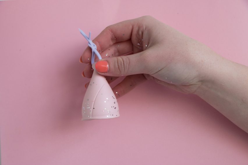 Nixie Girl menstural cup by Ailsa Inglis