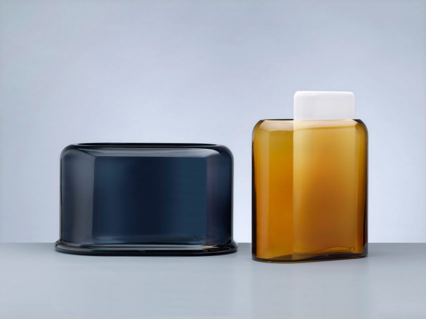 Glassware brand Nude has released a set of vases and jugs designed by Tomas Kral