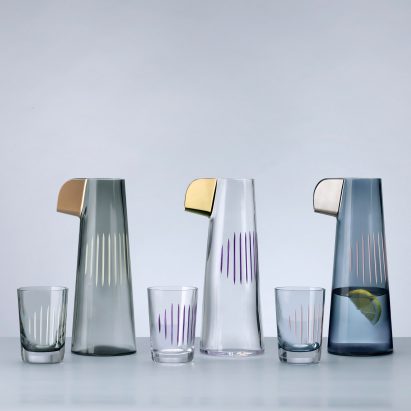 Glassware brand Nude has released a set of vases and jugs designed by Tomas Kral
