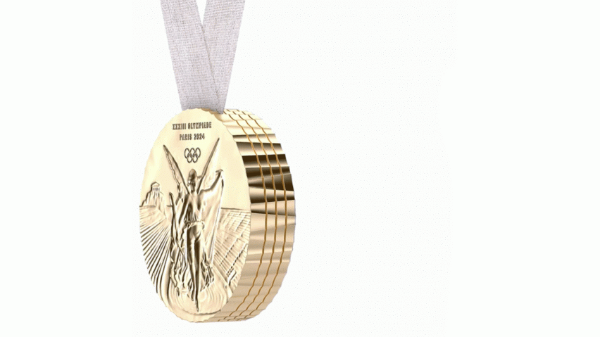 Philippe Starck’s Paris 2024 Olympic medals are designed to be shared