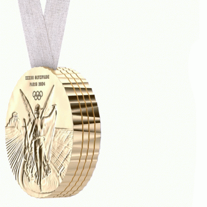 Philippe Starck’s Paris 2024 Olympic medals are designed to be shared