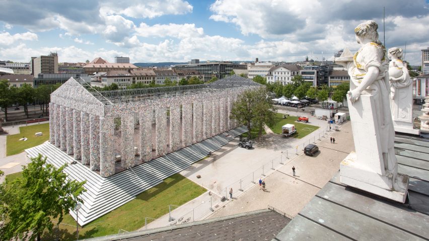 Parthenon of Books by Marta Minujín