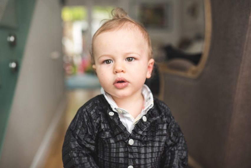 Graduate Ryan Mario Yasin designs clothes that grow with your child, called Petit Pli