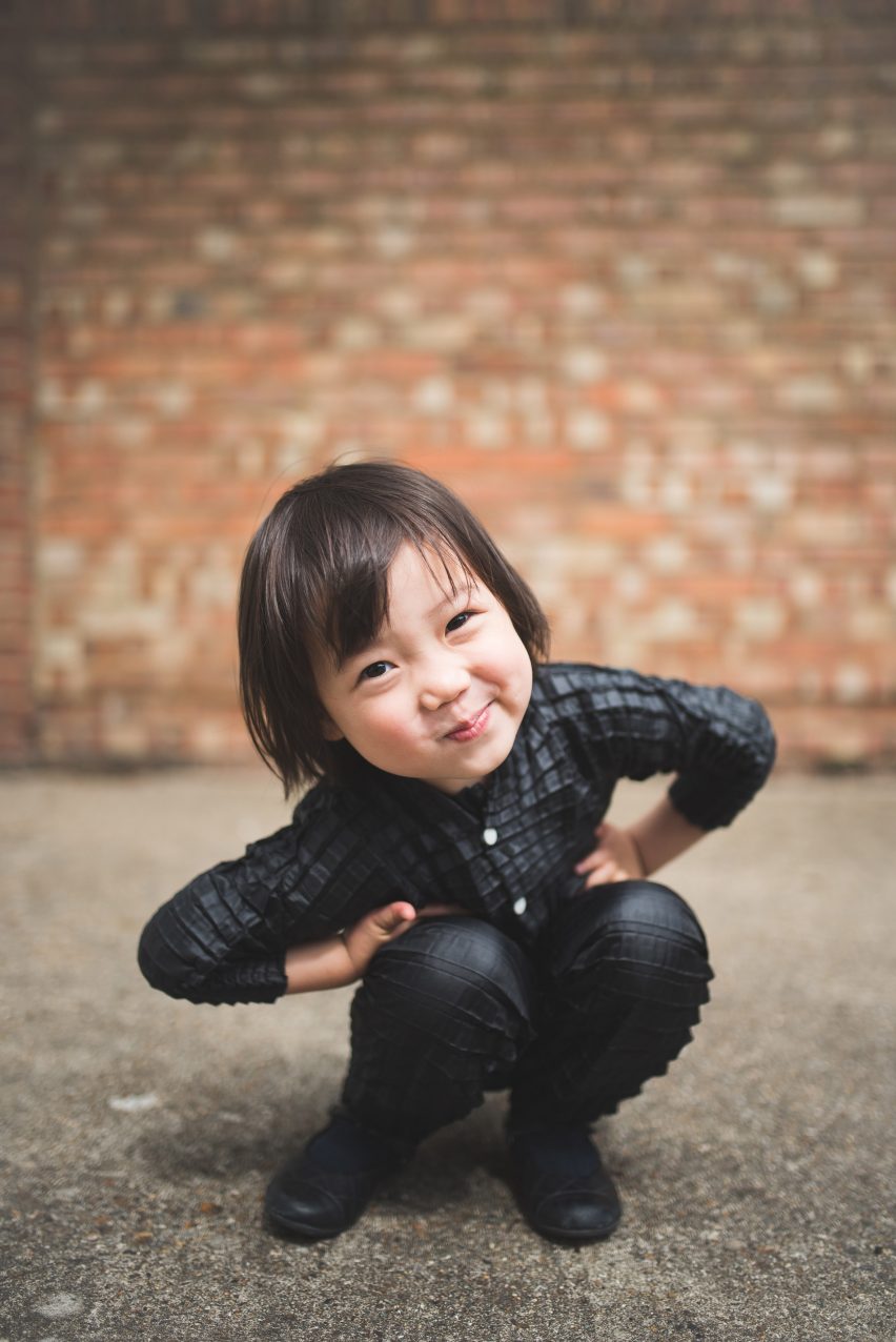 Graduate Ryan Mario Yasin designs clothes that grow with your child, called Petit Pli