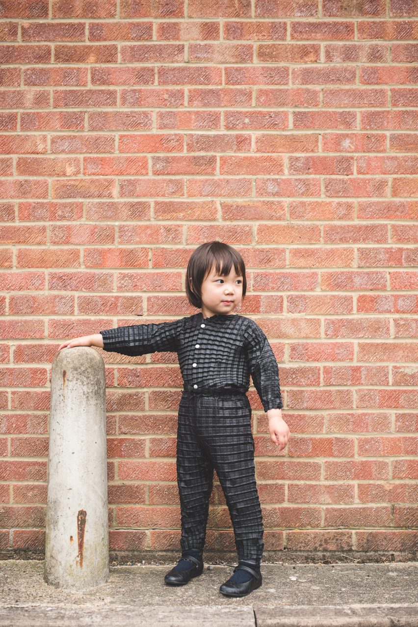 Graduate Ryan Mario Yasin designs clothes that grow with your child, called Petit Pli