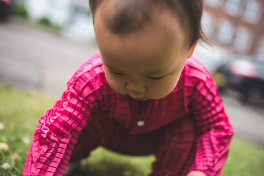 Graduate Ryan Mario Yasin designs clothes that grow with your child, called Petit Pli