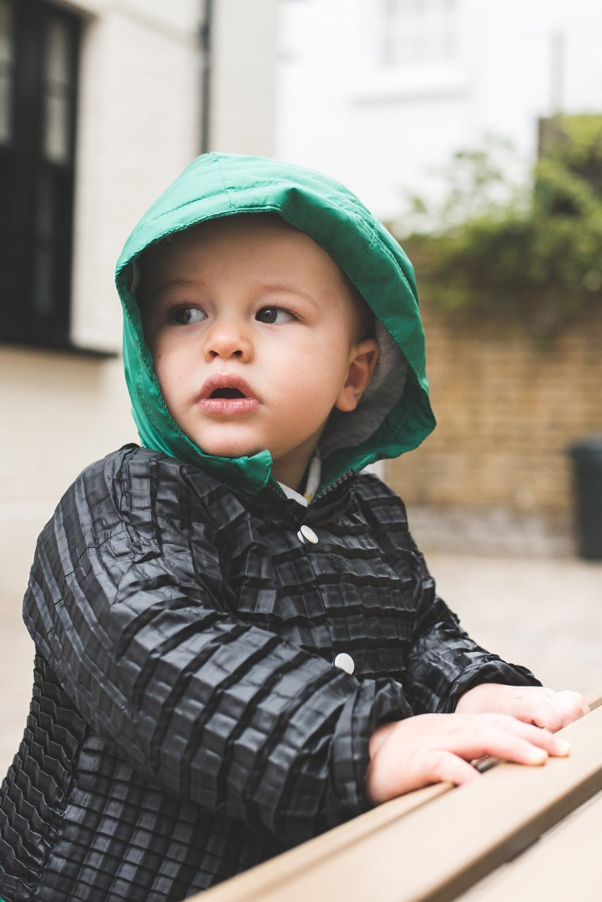 Graduate Ryan Mario Yasin designs clothes that grow with your child, called Petit Pli