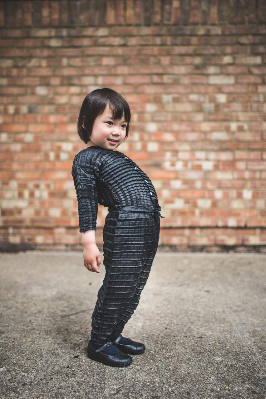 Graduate Ryan Mario Yasin designs clothes that grow with your child, called Petit Pli