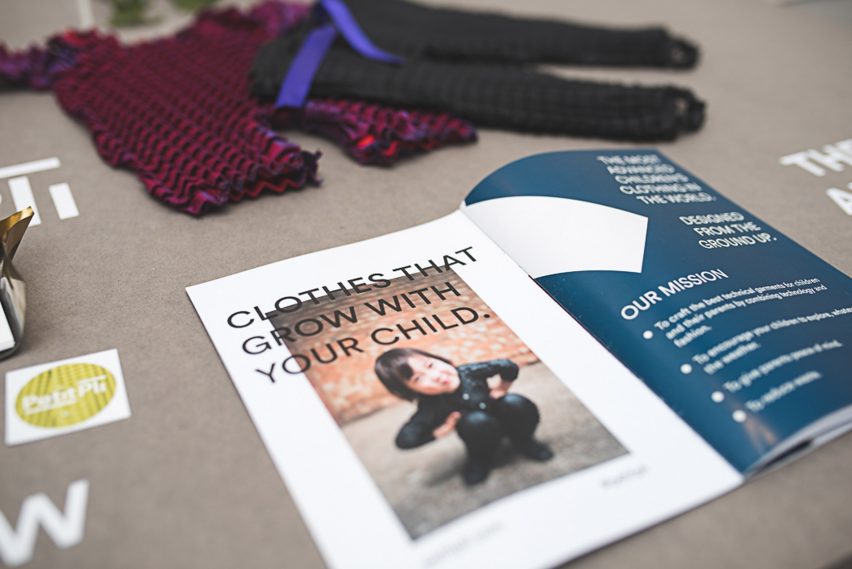 Graduate Ryan Mario Yasin designs clothes that grow with your child, called Petit Pli