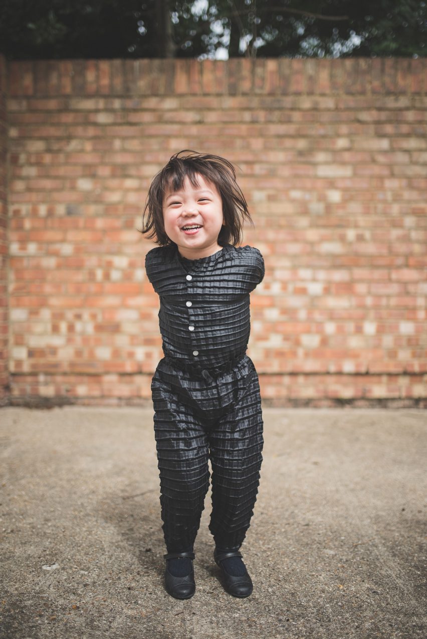 Graduate Ryan Mario Yasin designs clothes that grow with your child, called Petit Pli
