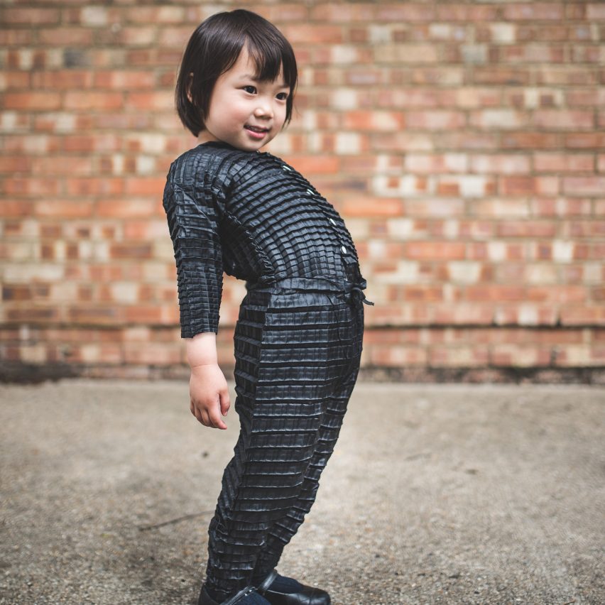 Graduate Ryan Mario Yasin designs clothes that grow with your child, called Petit Pli