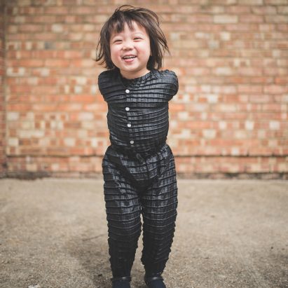 Graduate Ryan Mario Yasin designs clothes that grow with your child, called Petit Pli