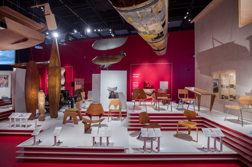 Plywood exhibition at the V&A Museum, London, UK