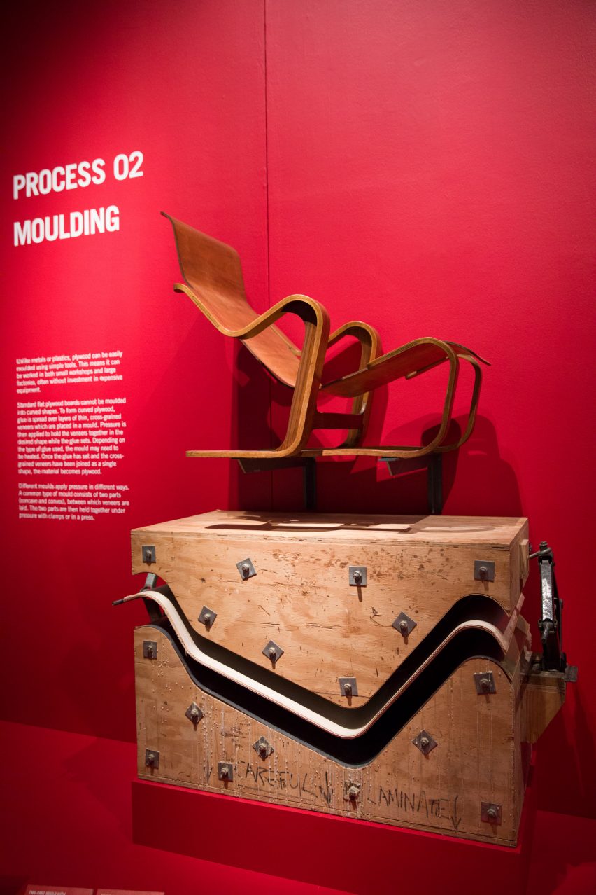 Plywood exhibition at the V&A Museum, London, UK