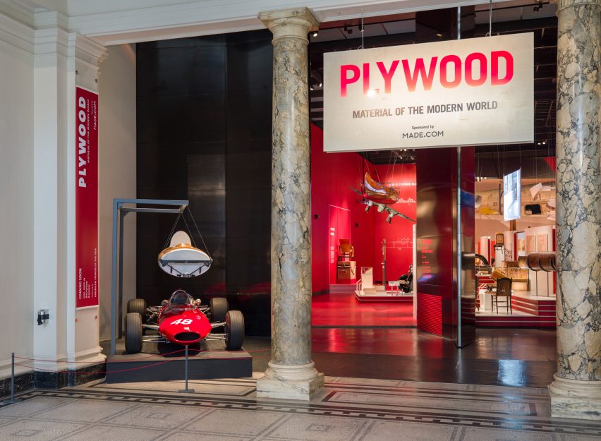 Plywood exhibition at the V&A Museum, London, UK