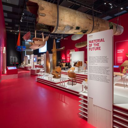 Plywood exhibition at the V&A Museum, London, UK