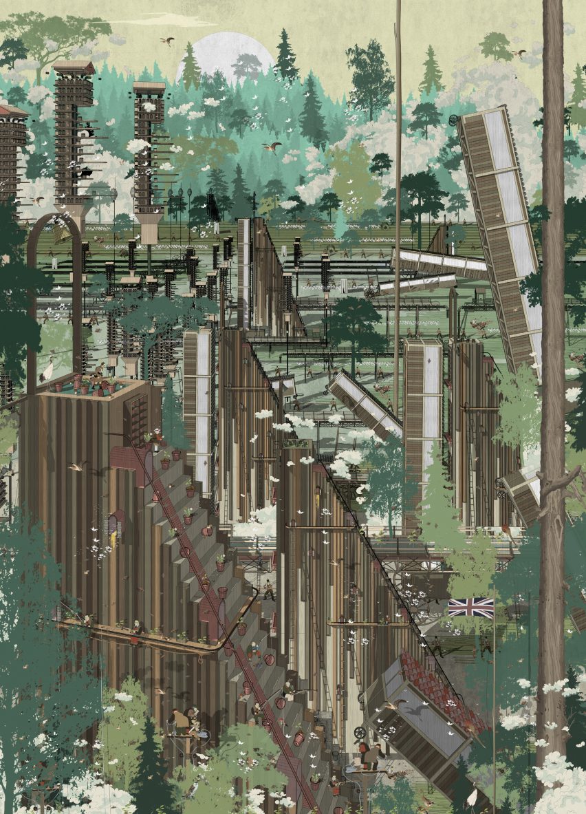 The Re-imagination of the HS2 by Damien Assini, Bartlett graduate 2017