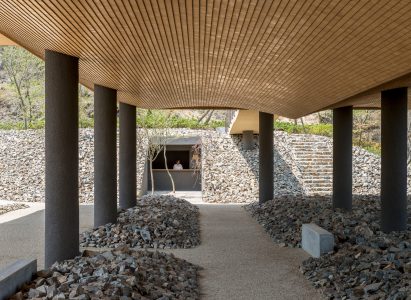 Shinshoji Zen Museum pavilion by Kohei Nawa and Sandwich studio