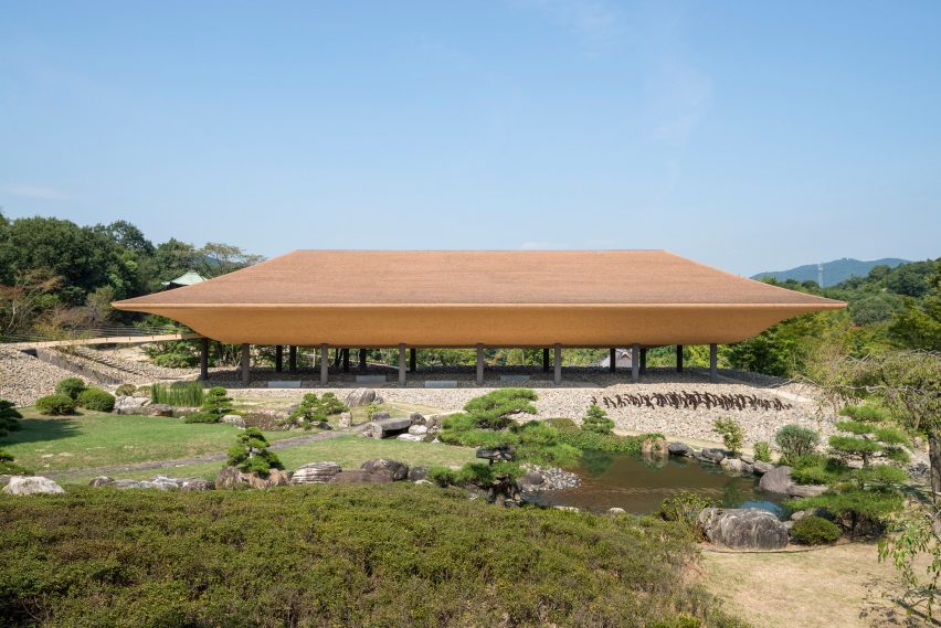Shinshoji Zen Museum pavilion by Kohei Nawa and Sandwich studio