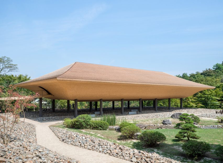 Shinshoji Zen Museum pavilion by Kohei Nawa and Sandwich studio