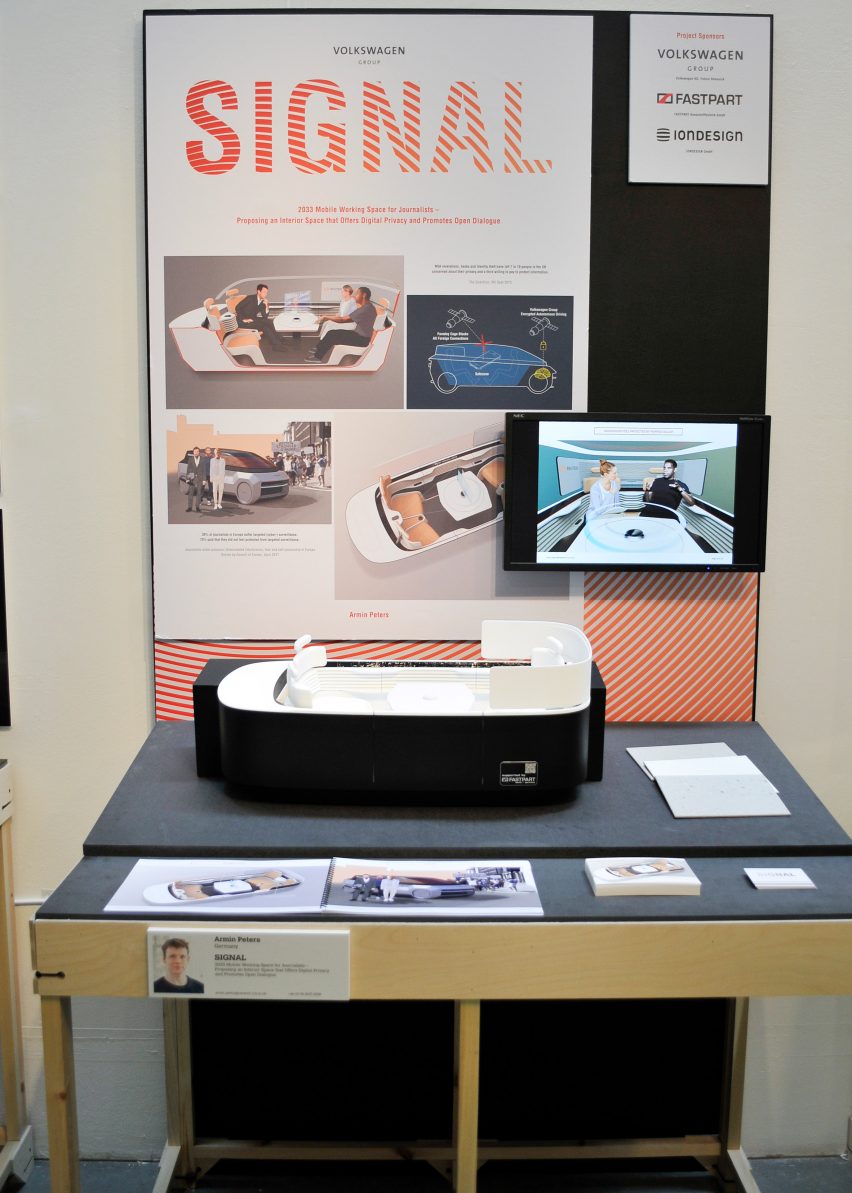 Signal mobile work space by Armin Peters