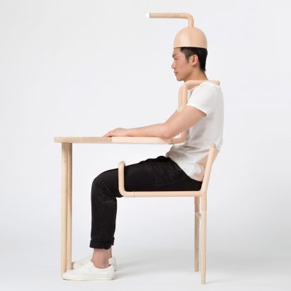 Graduate Xiang Guan designs furniture that only works when a human is present
