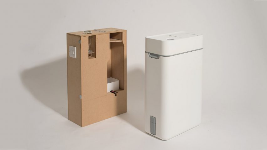 Loughborough University graduate Benjamin Cullis Watson designs Taihi rubbish bin