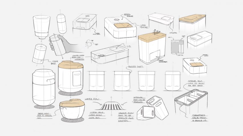 Loughborough University graduate Benjamin Cullis Watson designs Taihi rubbish bin