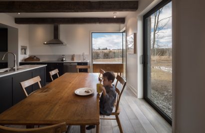 Toronto firm LAMAS design Townships Farmhouse near Montreal