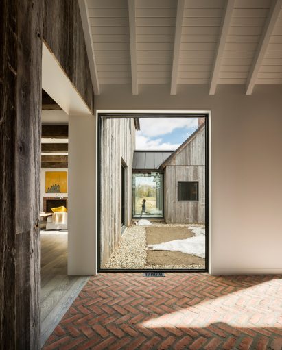 Toronto firm LAMAS design Townships Farmhouse near Montreal