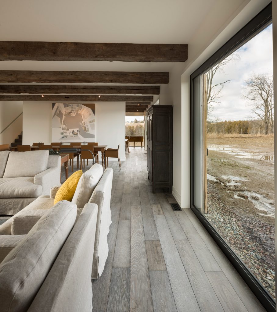 Toronto firm LAMAS design Townships Farmhouse near Montreal