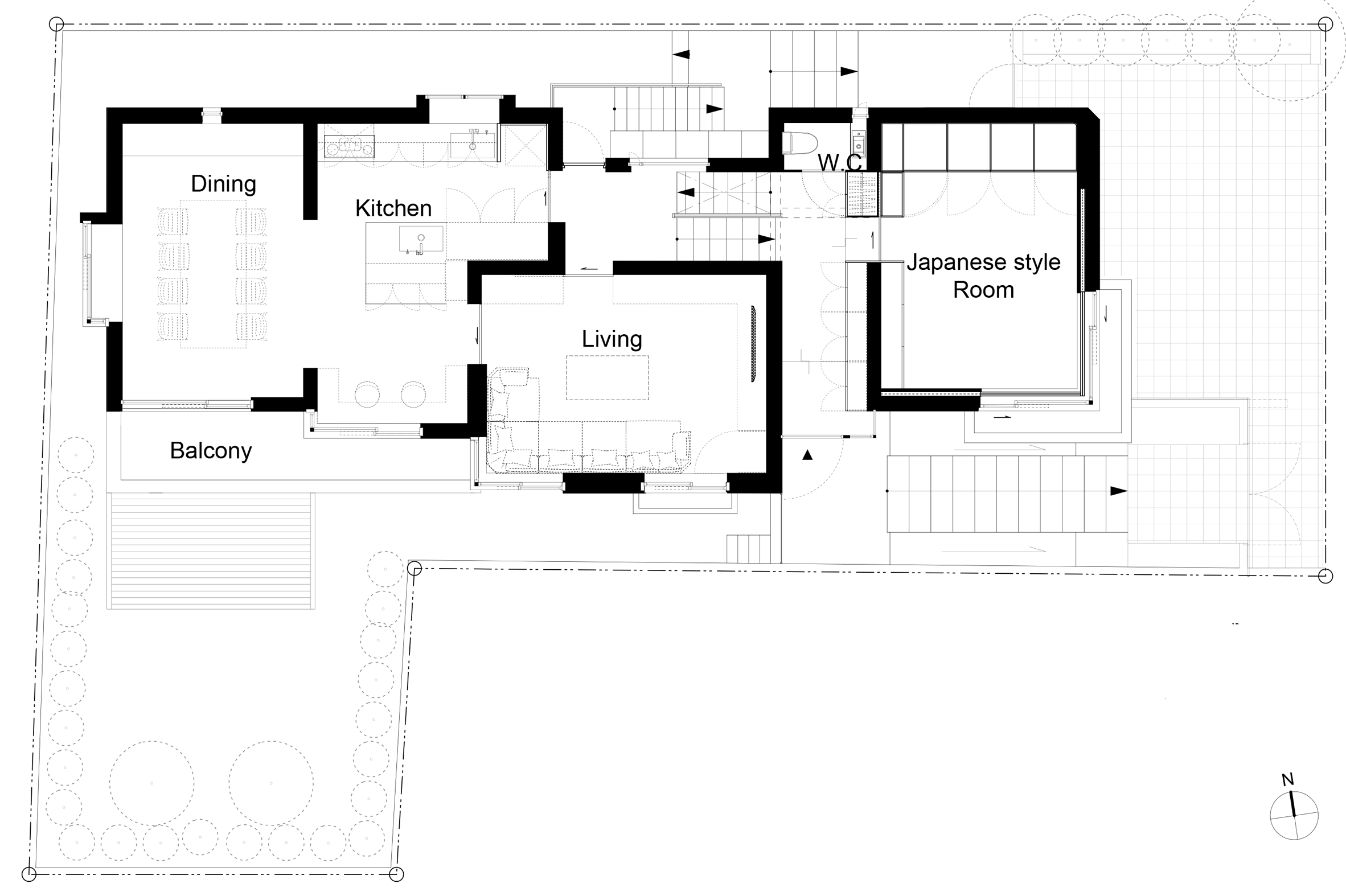 Trim House by Apollo Architects and Associates