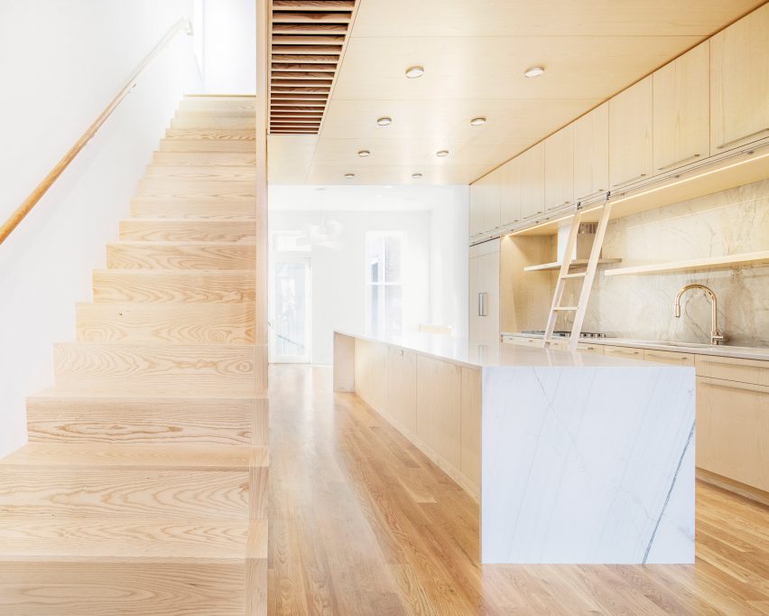Wayne Street Row House by Jeff Jordan Architects
