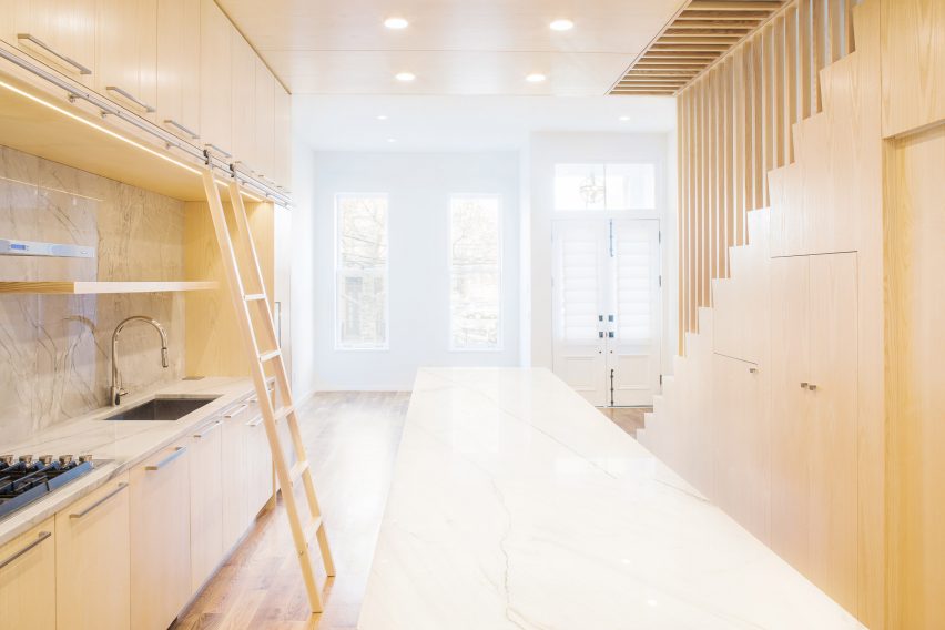 Wayne Street Row House by Jeff Jordan Architects