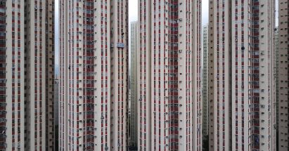 Drone film by Mariana Bisti captures Hong Kong's densely packed high-rise buildings