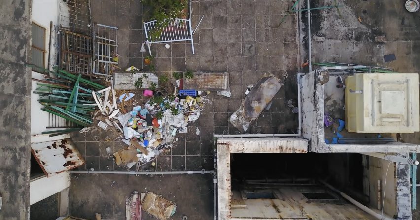 Drone film by Mariana Bisti captures Hong Kong's densely packed high-rise buildings