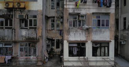 Drone film by Mariana Bisti captures Hong Kong's densely packed high-rise buildings