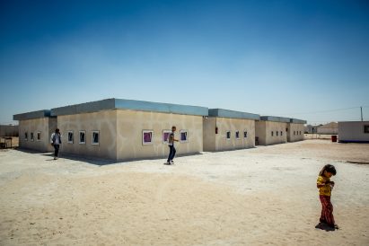 Za’atari camp school, Jordan, for Syrian refugees