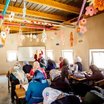 Za’atari camp school, Jordan, for Syrian refugees