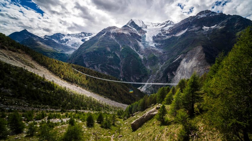 Charles Kuonen Suspension Bridge by Swissrope